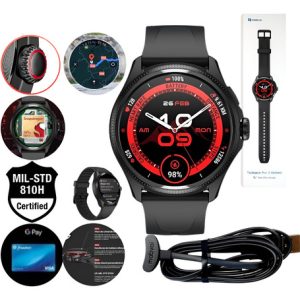 Ticwatch Pro 5 Enduro Nfc Pay Vidro Safira 5atm 47mm Wearos